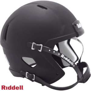 Helmet Riddell Blank Replica Mini Speed Style Matte Black with Black Parts
