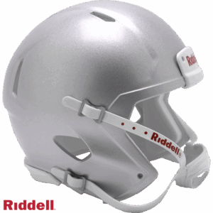 Helmet Riddell Blank Replica Mini Speed Style Extra Bright Silver