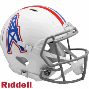 Houston Oilers Helmet Riddell Authentic Full Size Speed Style 1975-1980 T/B