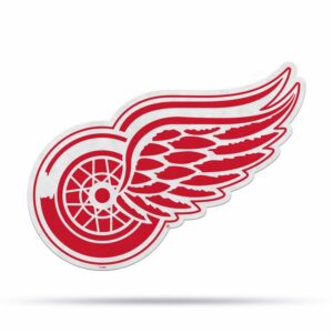 Detroit Red Wings Pennant Shape Cut Logo Design