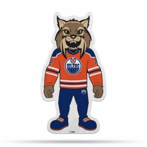 Edmonton Oilers Pennant Shape Cut Mascot Design