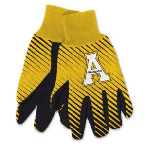 Appalachain State Mountaineers Gloves Two Tone Style Adult Size