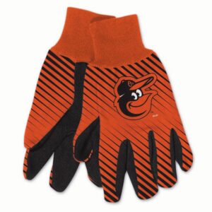 Baltimore Orioles Gloves Two Tone Style Adult Size