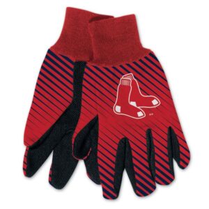 Boston Red Sox Gloves Two Tone Style Adult Size
