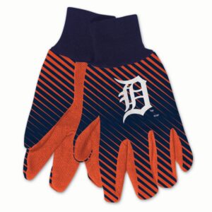 Detroit Tigers Gloves Two Tone Style Adult Size
