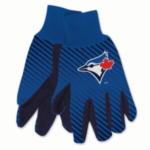 Toronto Blue Jays Gloves Two Tone Style Adult Size