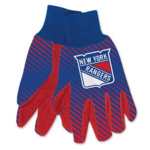 New York Rangers Gloves Two Tone Style Adult Size