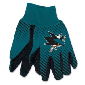 San Jose Sharks Gloves Two Tone Style Adult Size