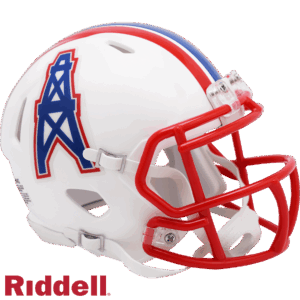Houston Oilers Helmet Riddell Replica Mini Speed Style 1981-1998 T/B